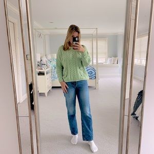 Vine & Love Green Sweater